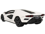 Lamborghini Countach LPI 800-4 White with Black Accents and Red Interior "Special Edition" 1/18 Diecast Model Car by Maisto-2
