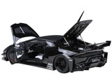 Lamborghini Huracan GT "LB-Silhouette Works" Black 1/18 Model Car by Autoart-2