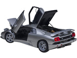 Lamborghini Diablo SE30 Jota Titanio Silver Metallic 1/18 Model Car by Autoart-1