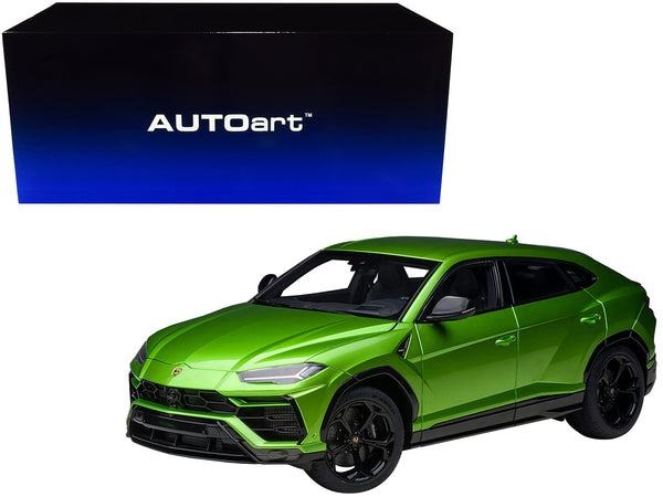Lamborghini Urus Verde Selvans Pearl Green 1/18 Model Car by Autoart-0