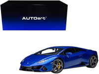Lamborghini Huracan EVO Blu Nethuns Blue 1/18 Model Car by Autoart-0