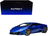 Lamborghini Huracan EVO Blu Nethuns Blue 1/18 Model Car by Autoart-0