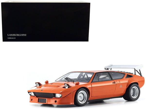 Lamborghini Urraco Rally Orange 1/18 Diecast Model Car by Kyosho-0