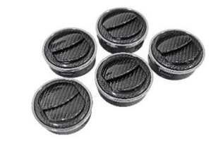 Lamborghini Gallardo AC Vent 6-Piece Dash Vent Replacements ECG-LAM-GADVR