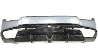 Lamborghini Huracan Rear Bumper With Rear Diffuser GT Style ECG-LAM-HGTRBD