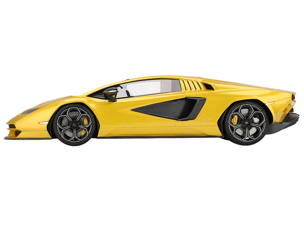 Lamborghini Countach LPI 800-4 New Giallo Orion Gold Metallic 1/18 Model Car by Top Speed-0
